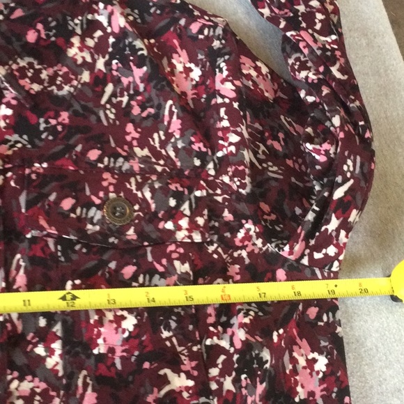 GUC Suede-like Christopher & Banks patterned jacket - Size M. - Picture 6 of 6